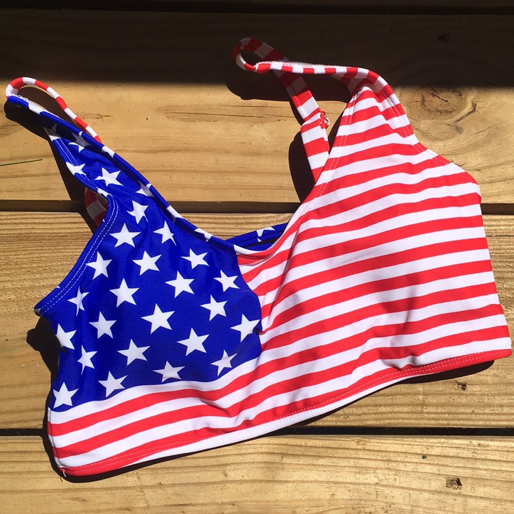 American flag bathing suit top🇺🇸